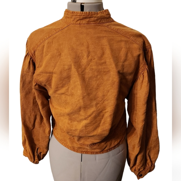 Free People Poet Jacket in Burnt Orange Size XS - Picture 4 of 16